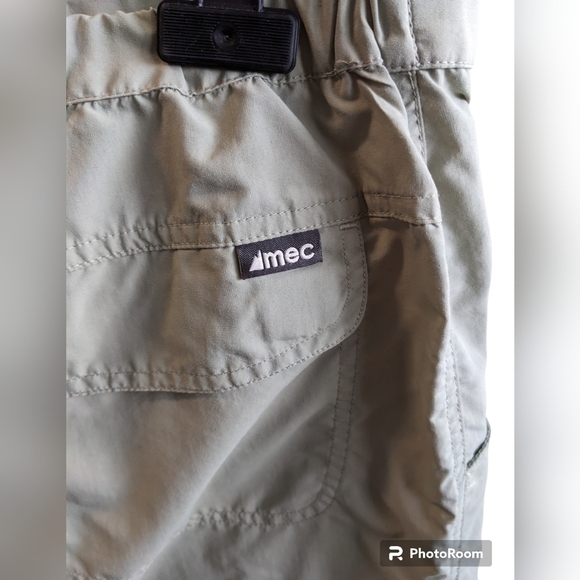 MEC women's skort for golf size XL. Green tan  colour, lightweight material - Picture 5 of 8